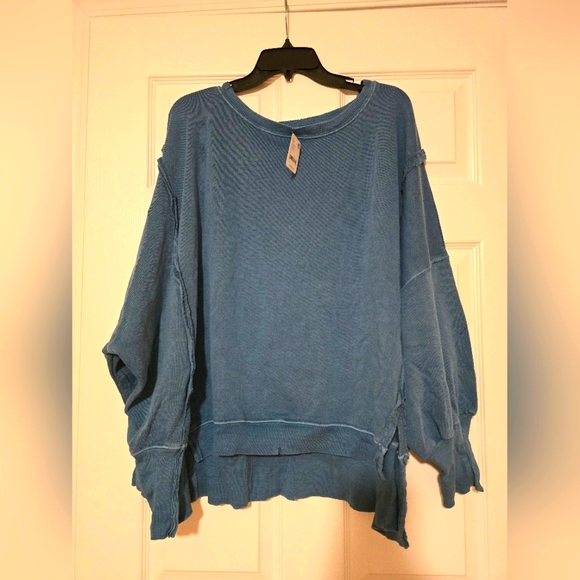 Free People Tops - NWT Free People / We The Free Camden Sweatshirt Size L